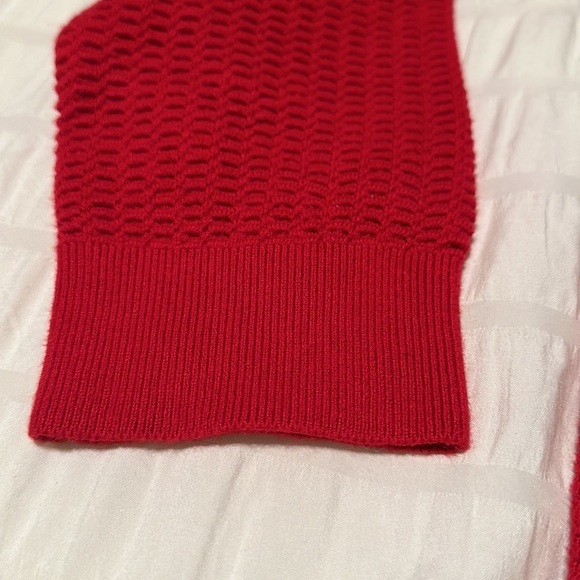 H&M men’s red crew neck sweater size Large - Picture 4 of 5